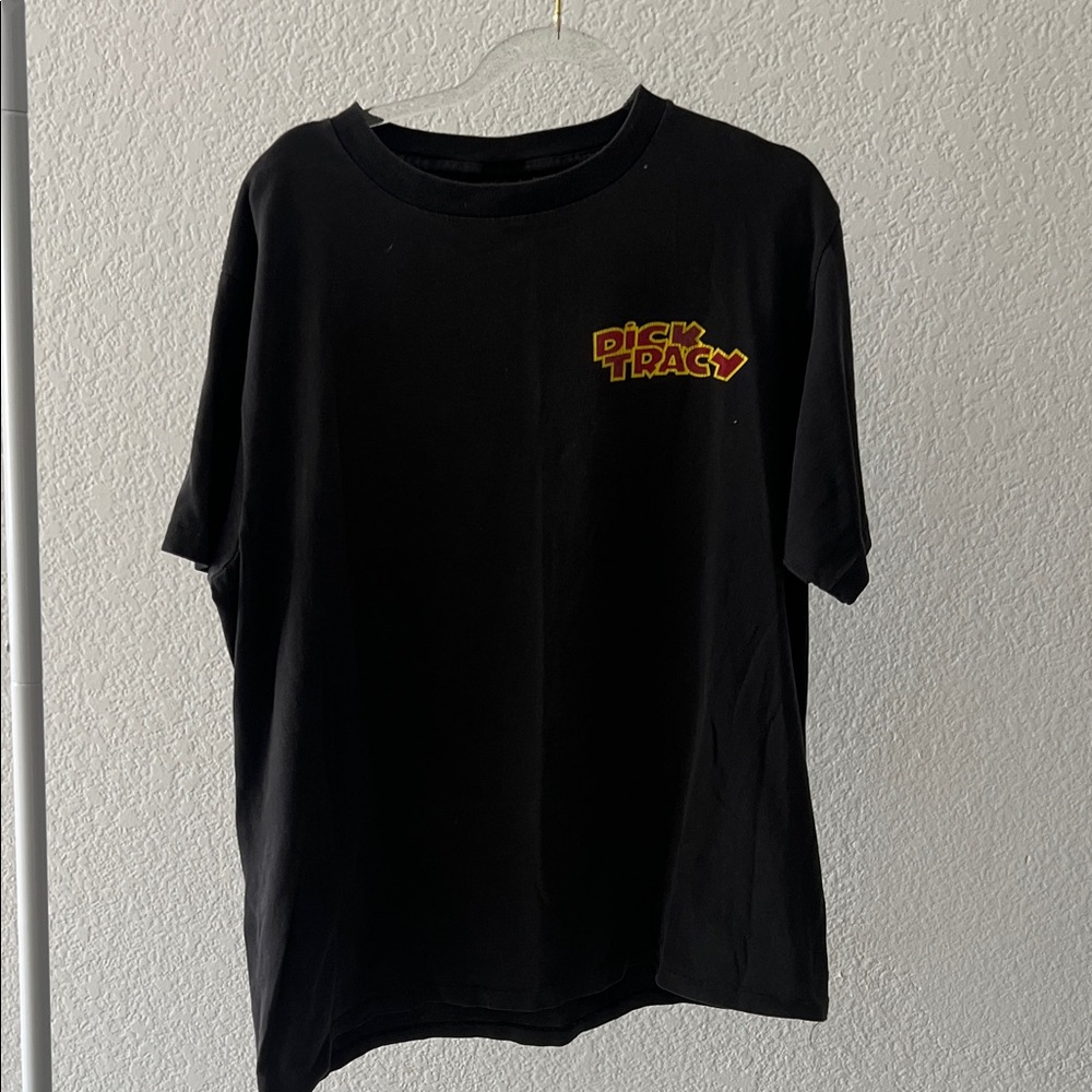 Men’s Black Vintage Graphic T-Shirt: Dick Tracy
